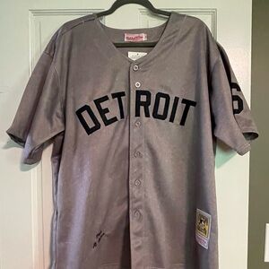 Al Kaline 1968 Mitchell & Ness Gray Detroit Jersey